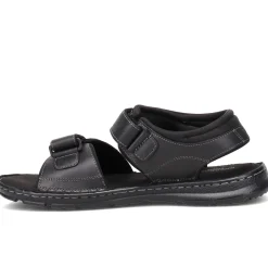 Sandals*Rockport Men's , Darwyn Quarter Strap Sandal Black