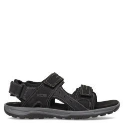 Sandals*Rockport Men's , Eco Trail Technique Sandal Black