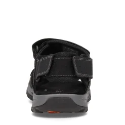 Sandals*Rockport Men's , Eco Trail Technique Sandal Black