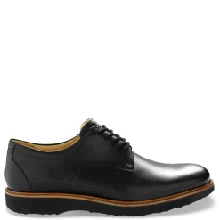 Dress*Samuel Hubbard Men's , Founder Oxford Black Leather
