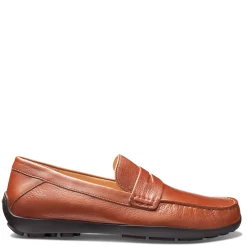 Loafers*Samuel Hubbard Men's , Free Spirit Slip-On Whiskey Tan Leather