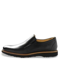 Slip-On Shoes*Samuel Hubbard Men's , Frequent Traveler Slip-On Black Leather