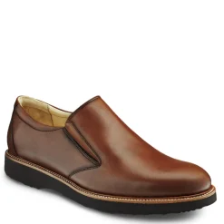 Dress*Samuel Hubbard Men's , Frequent Traveler Slip-On Whiskey Tan Leather