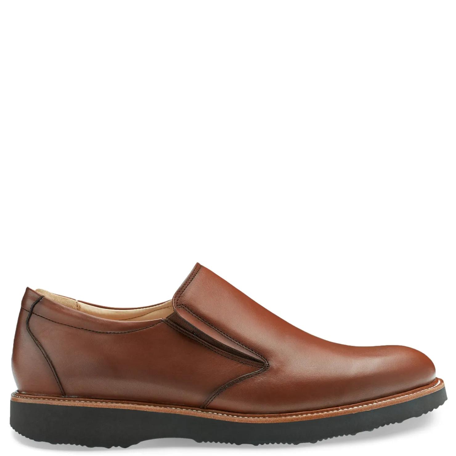 Loafers*Samuel Hubbard Men's , Frequent Traveler Slip-On Whiskey Tan Leather