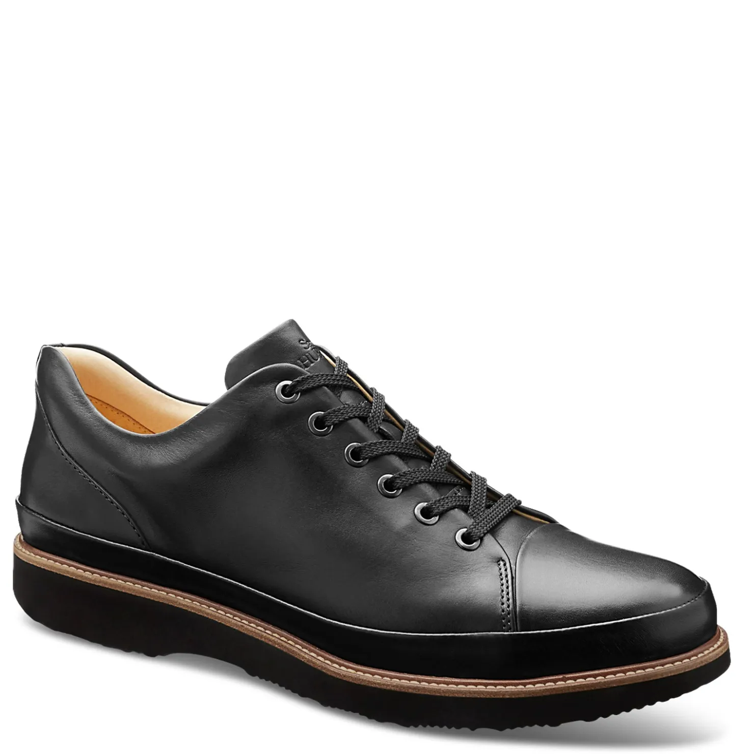 Dress*Samuel Hubbard Men's , Hubbard DressFast Oxford Black Leather