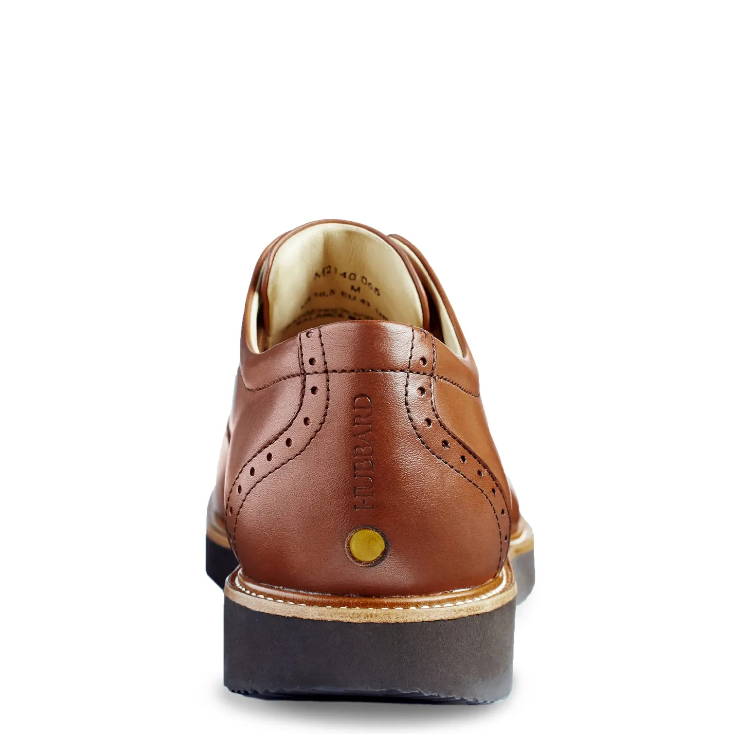 Dress*Samuel Hubbard Men's , Market Cap Oxford Whiskey Tan Leather