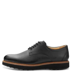 Dress*Samuel Hubbard Men's , Rainy Day Founder Oxford Black Leather