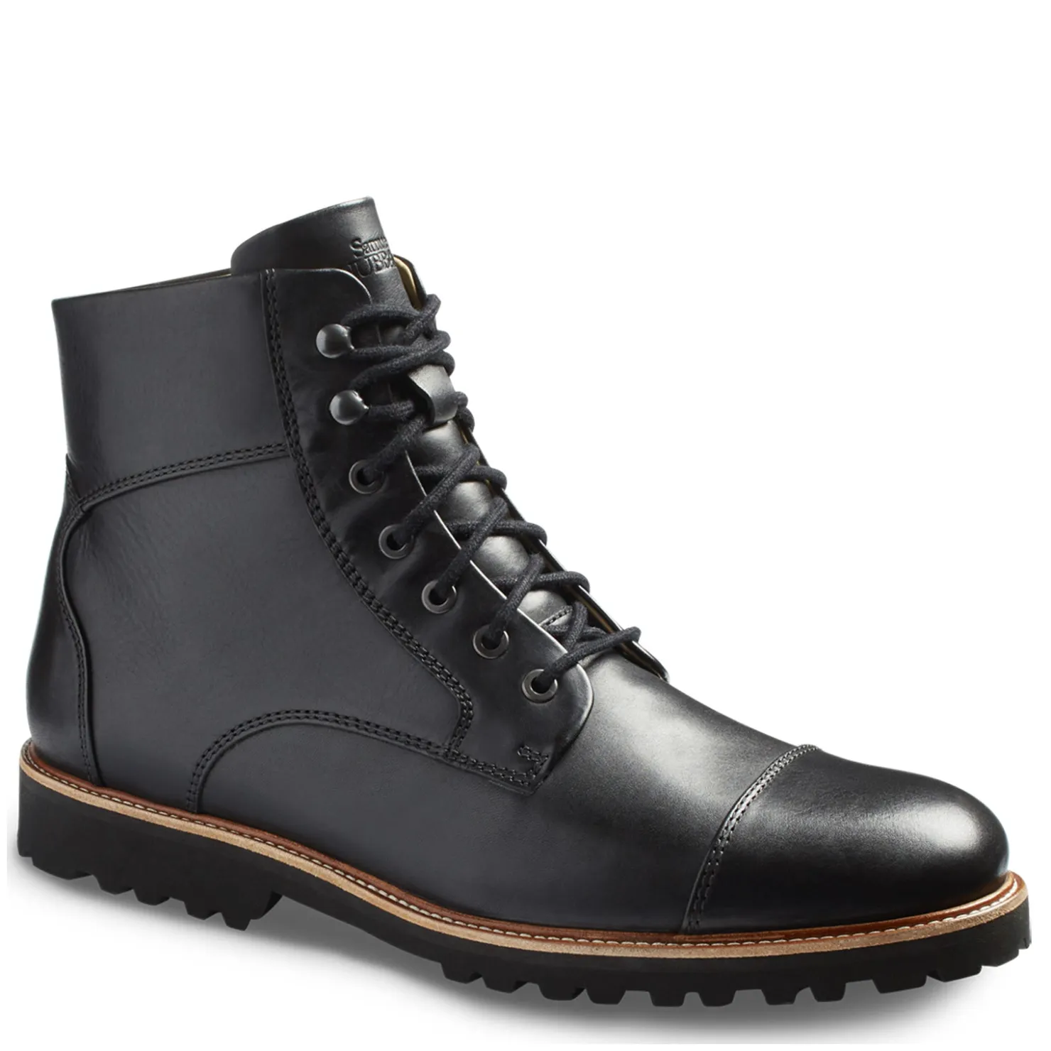 Boots*Samuel Hubbard Men's , Uptown Maverick Boot Black Leather