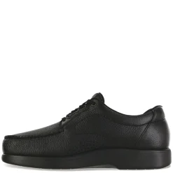 Walking*SAS Men's , Bouttime Lace-Up Black Matte
