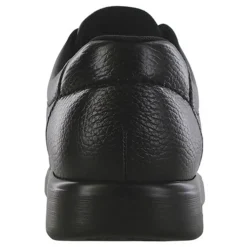 Walking*SAS Men's , Bouttime Lace-Up Black Matte