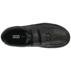 Fashion & Street*SAS Men's , High Street Hook and Loop Sneaker Black
