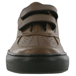 Fashion & Street*SAS Men's , High Street Hook and Loop Sneaker Mahogany