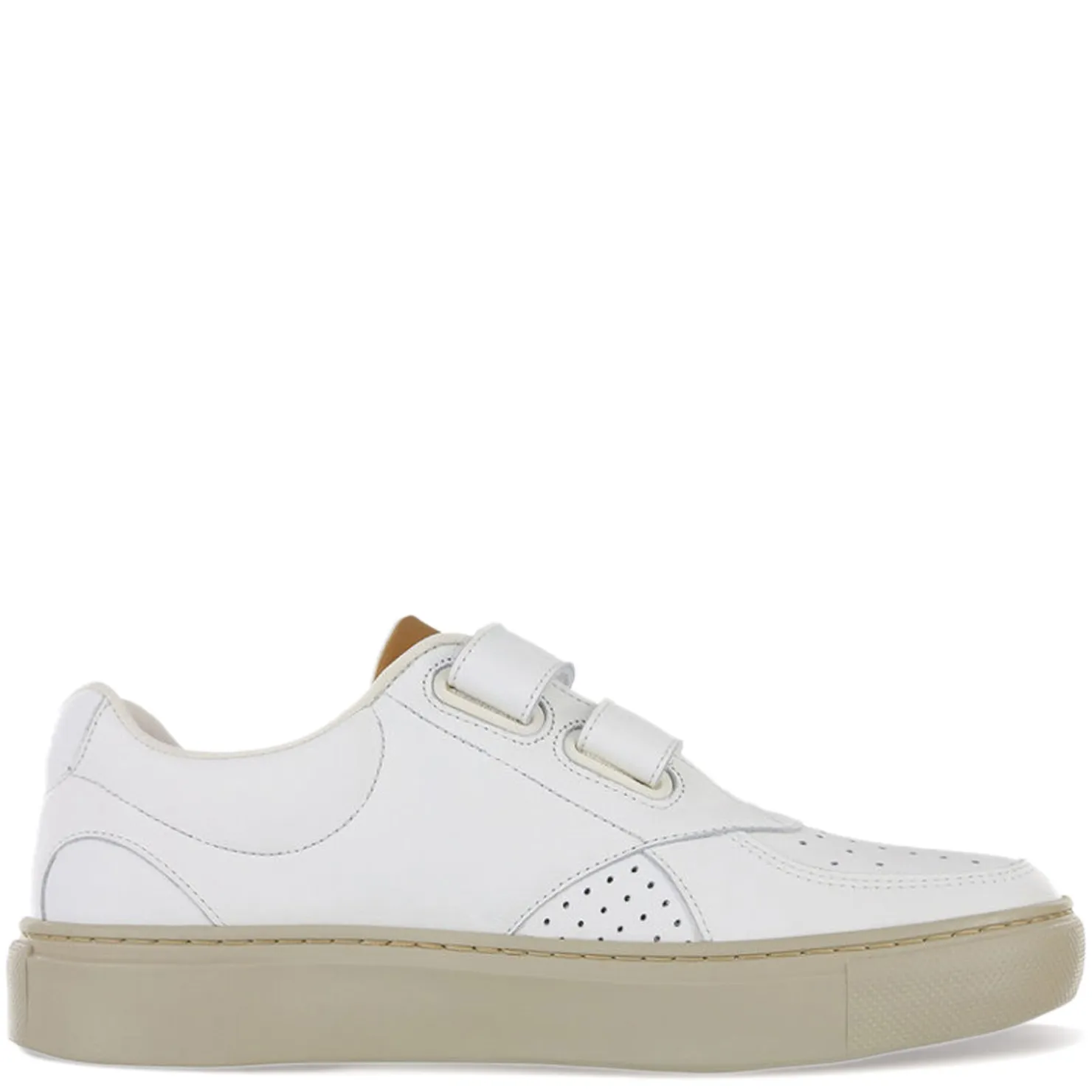 Fashion & Street*SAS Men's , High Street Hook and Loop Sneaker White