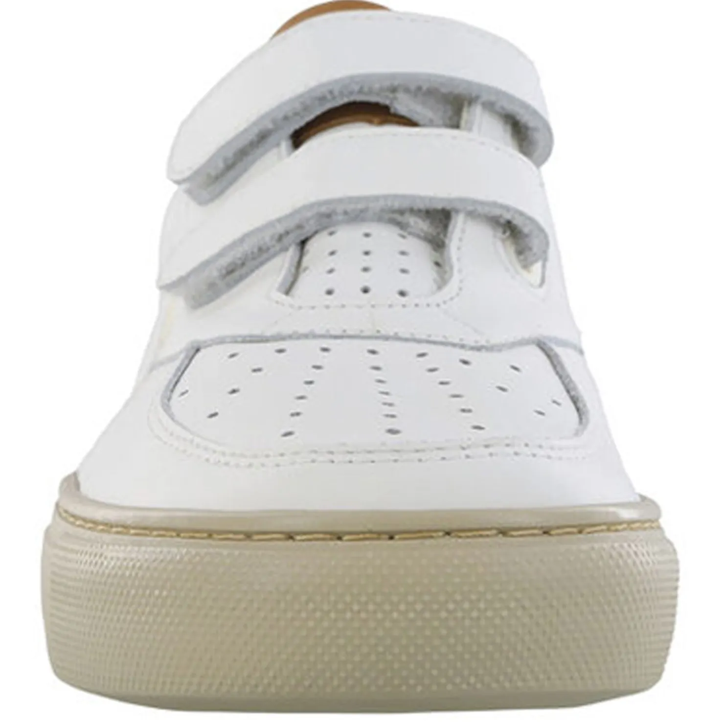 Fashion & Street*SAS Men's , High Street Hook and Loop Sneaker White