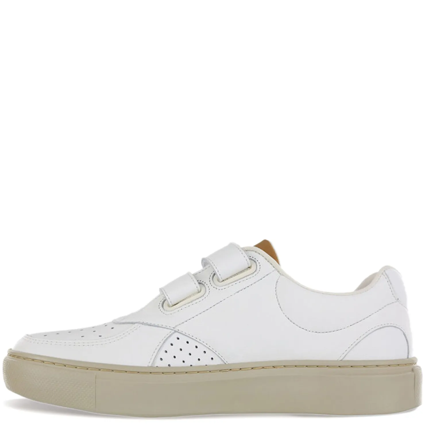 Fashion & Street*SAS Men's , High Street Hook and Loop Sneaker White