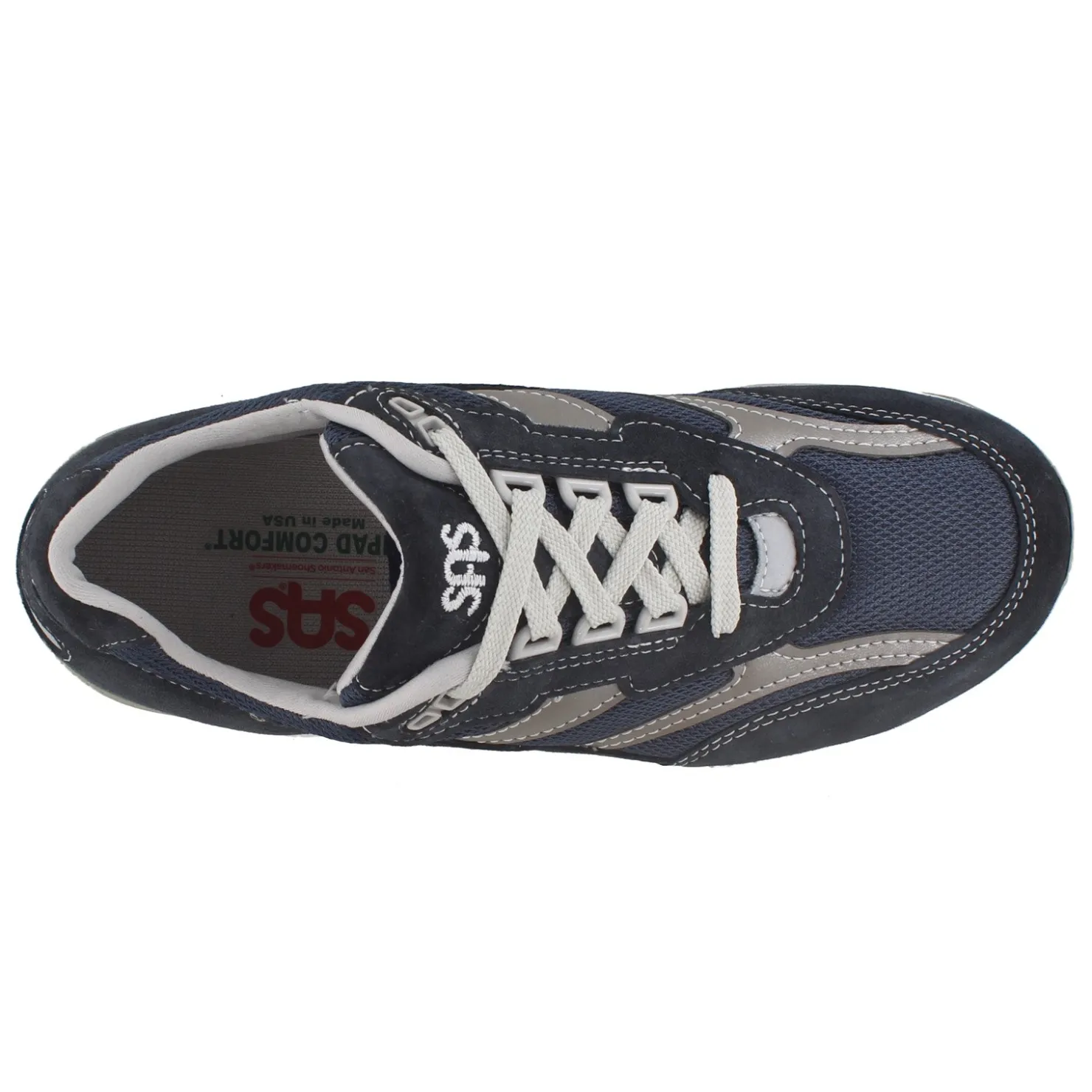 Walking*SAS Men's , Journey Mesh Walking Shoe Blue