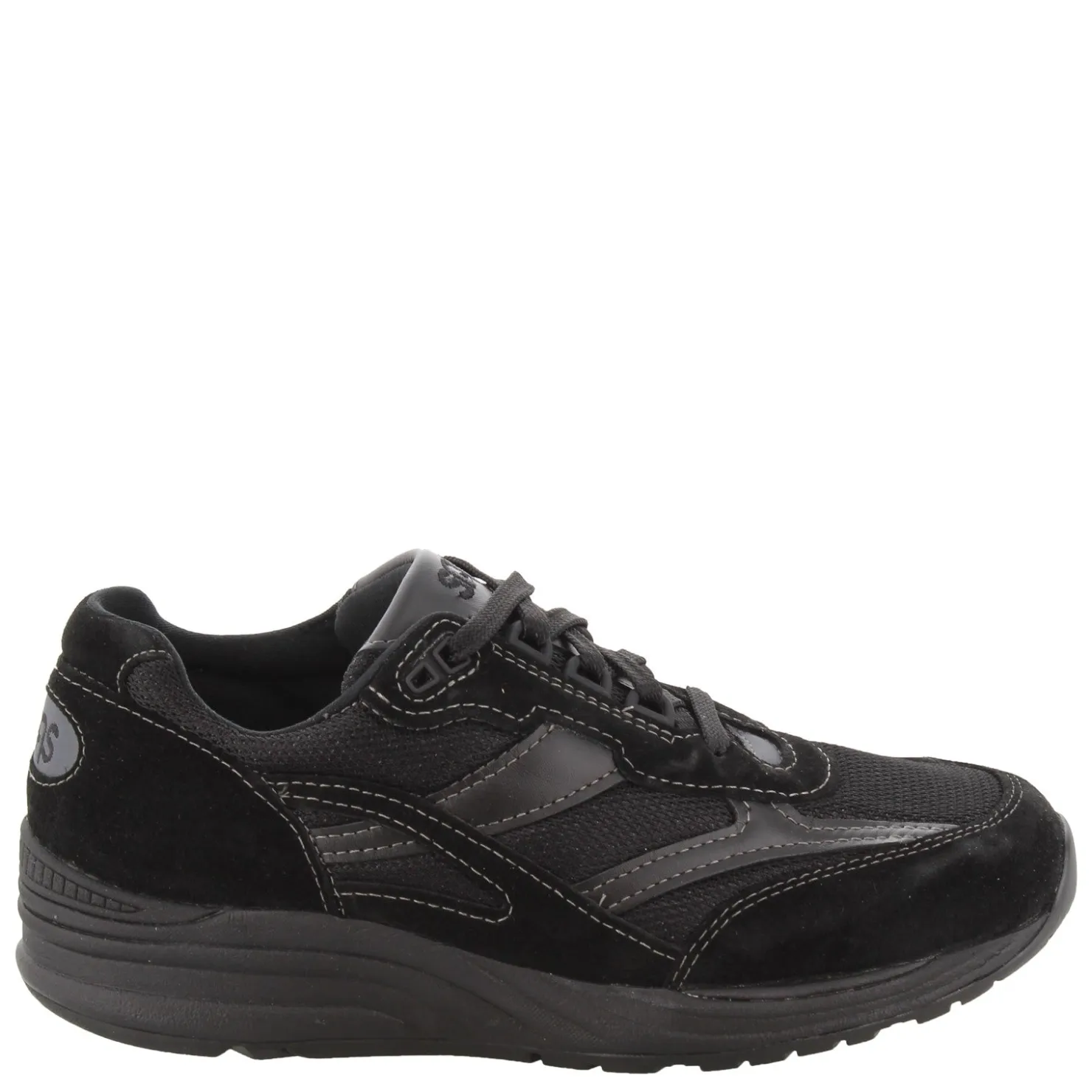 Walking*SAS Men's , Journey Mesh Walking Shoe Black
