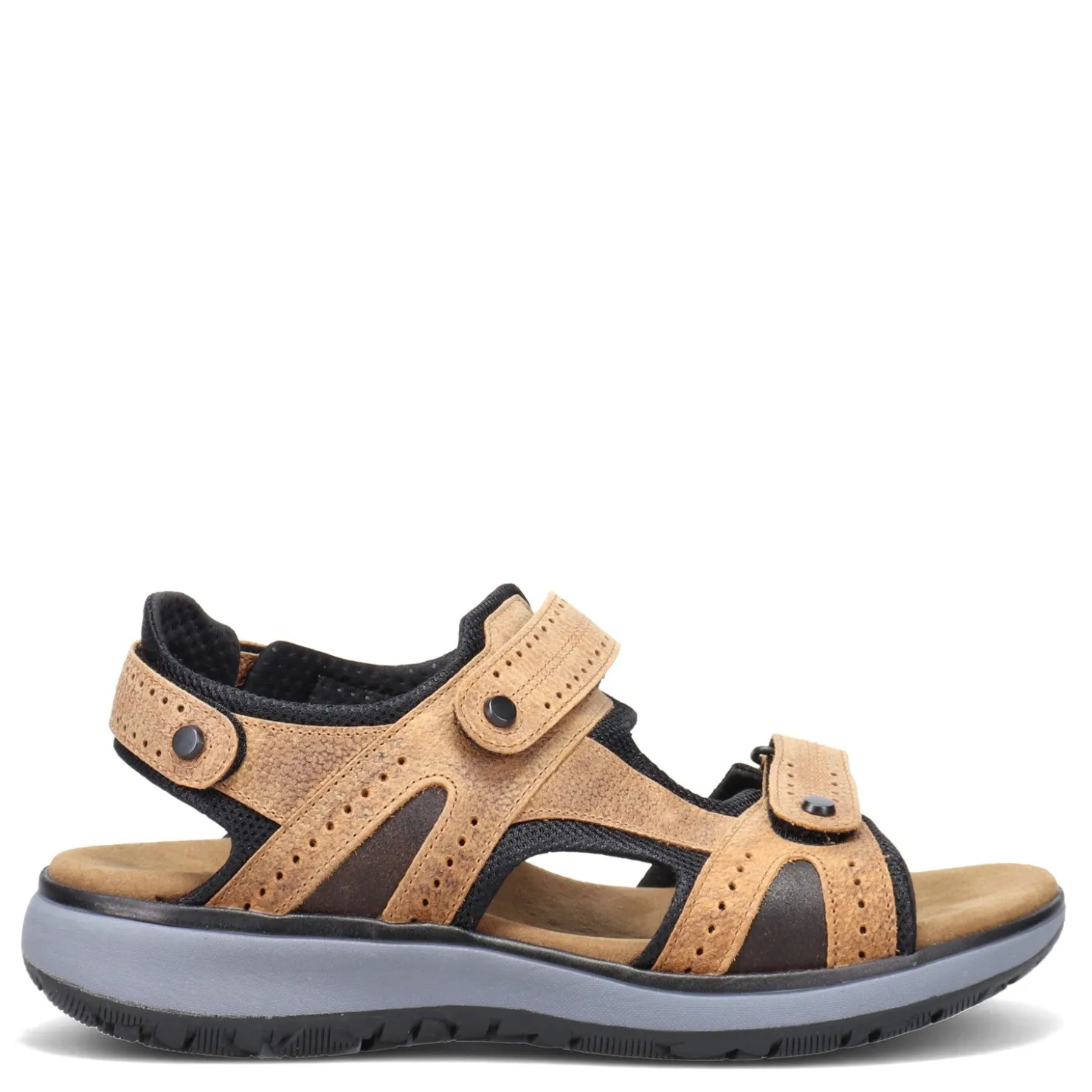 Footbed*SAS Men's , Maverick Sandal Brown