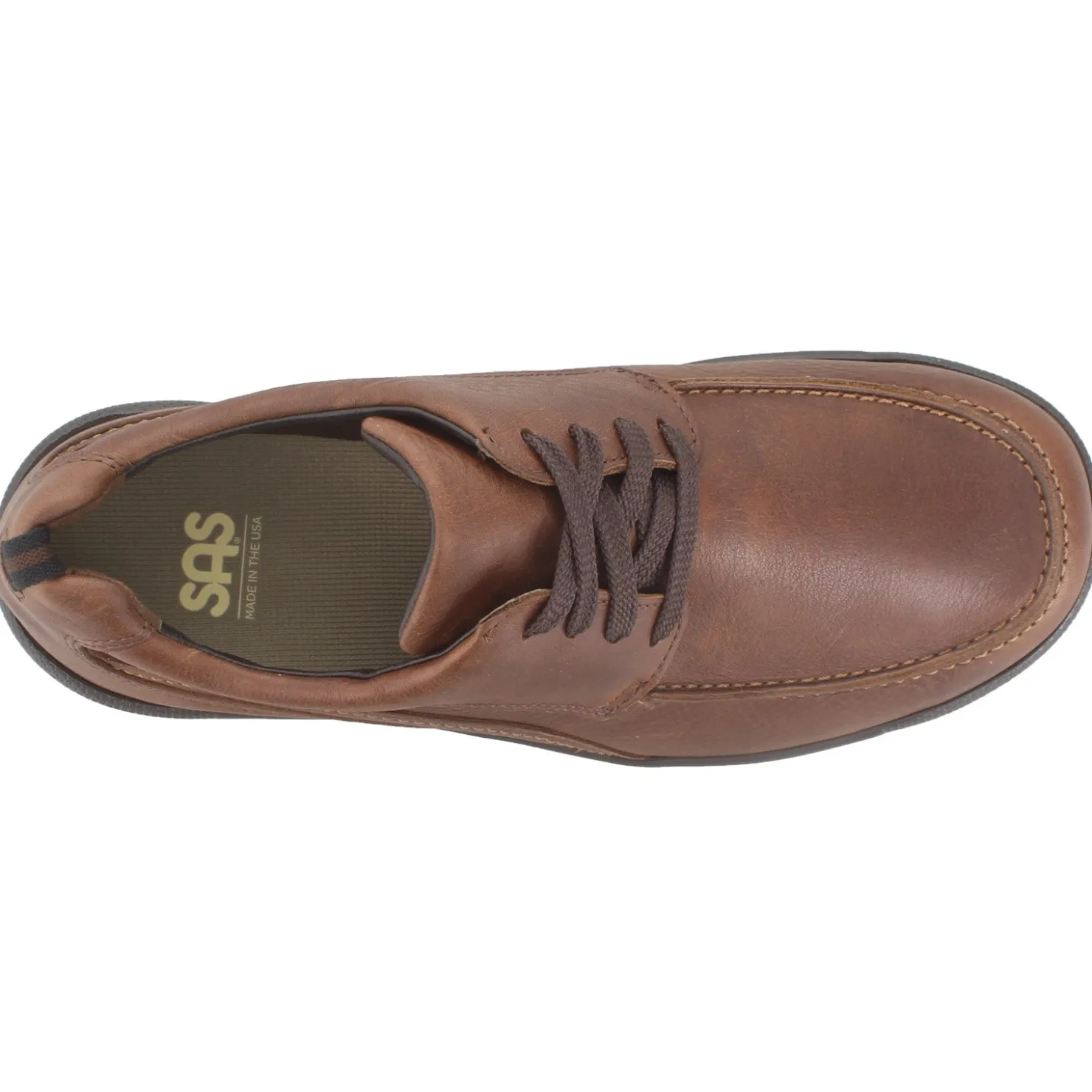 Oxfords*SAS Men's , Move On Lace-Up Brown
