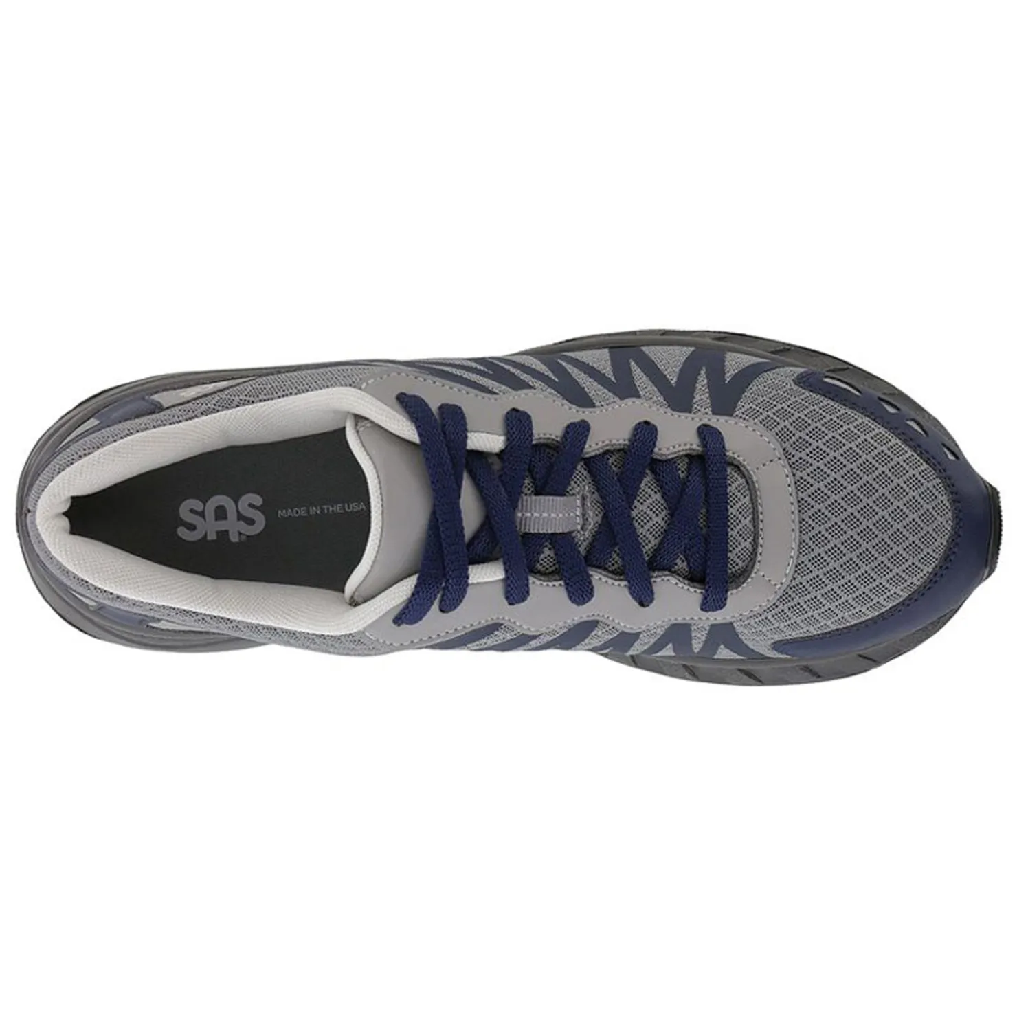 Sneakers & Athletics*SAS Men's , Pursuit Sneaker Grey Navy