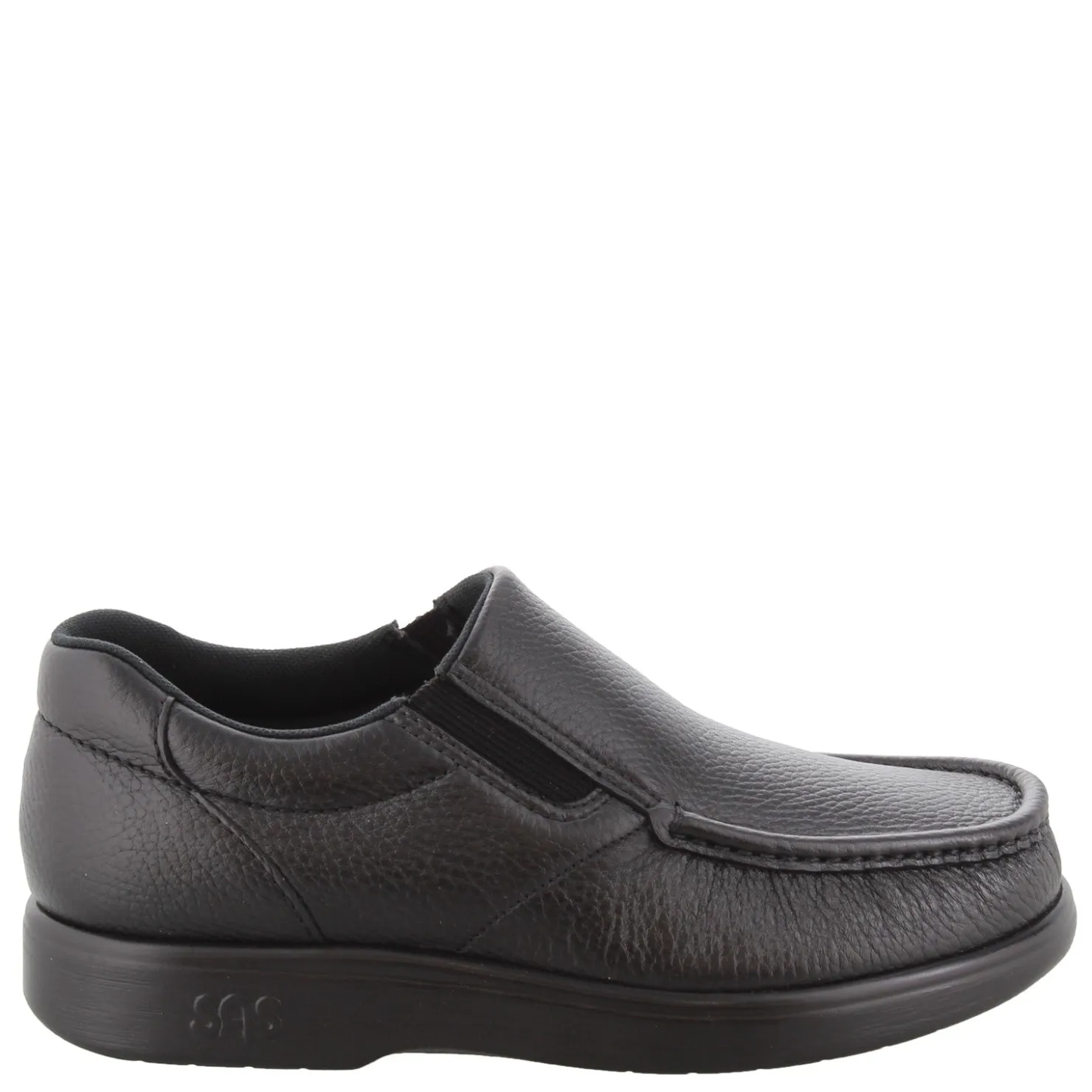 Loafers*SAS Men's , Side Gore Loafer Black