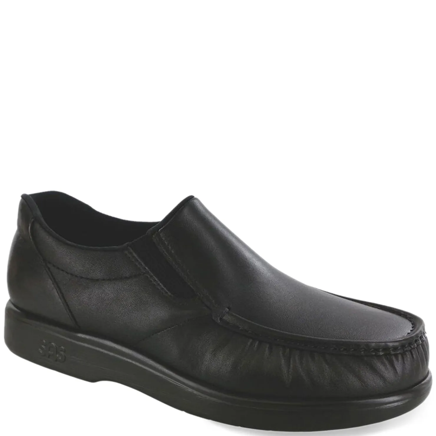 Slip-On Shoes*SAS Men's , Sidegore Loafer Black Smooth