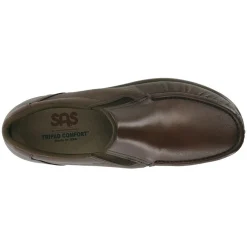 Loafers*SAS Men's , Sidegore Loafer Brown