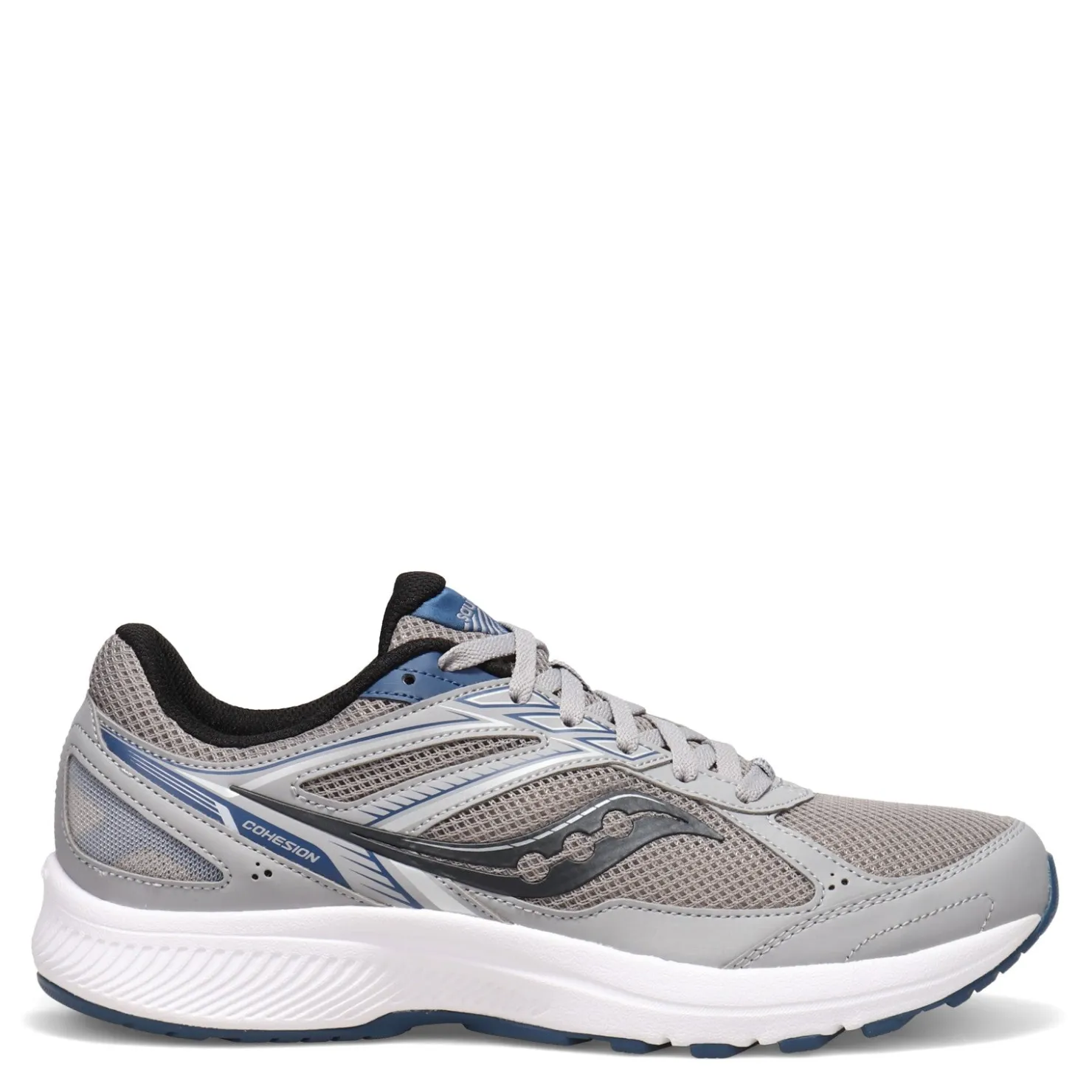 Running*Saucony Men's , Cohesion 14 Running Shoe Grey/Blue