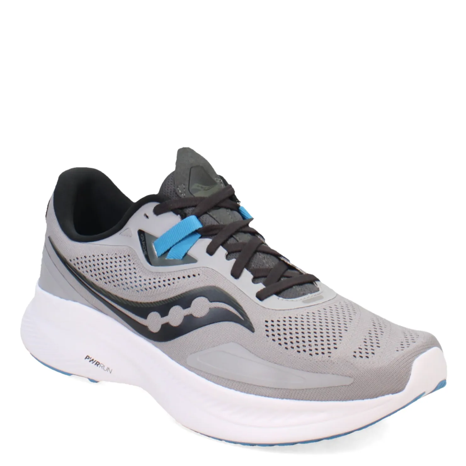 Running*Saucony Men's , Guide 15 Running Shoe - Wide Width Alloy/Topaz