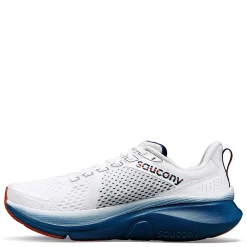 Running*Saucony Men's , Guide 17 Running Shoe White/Navy