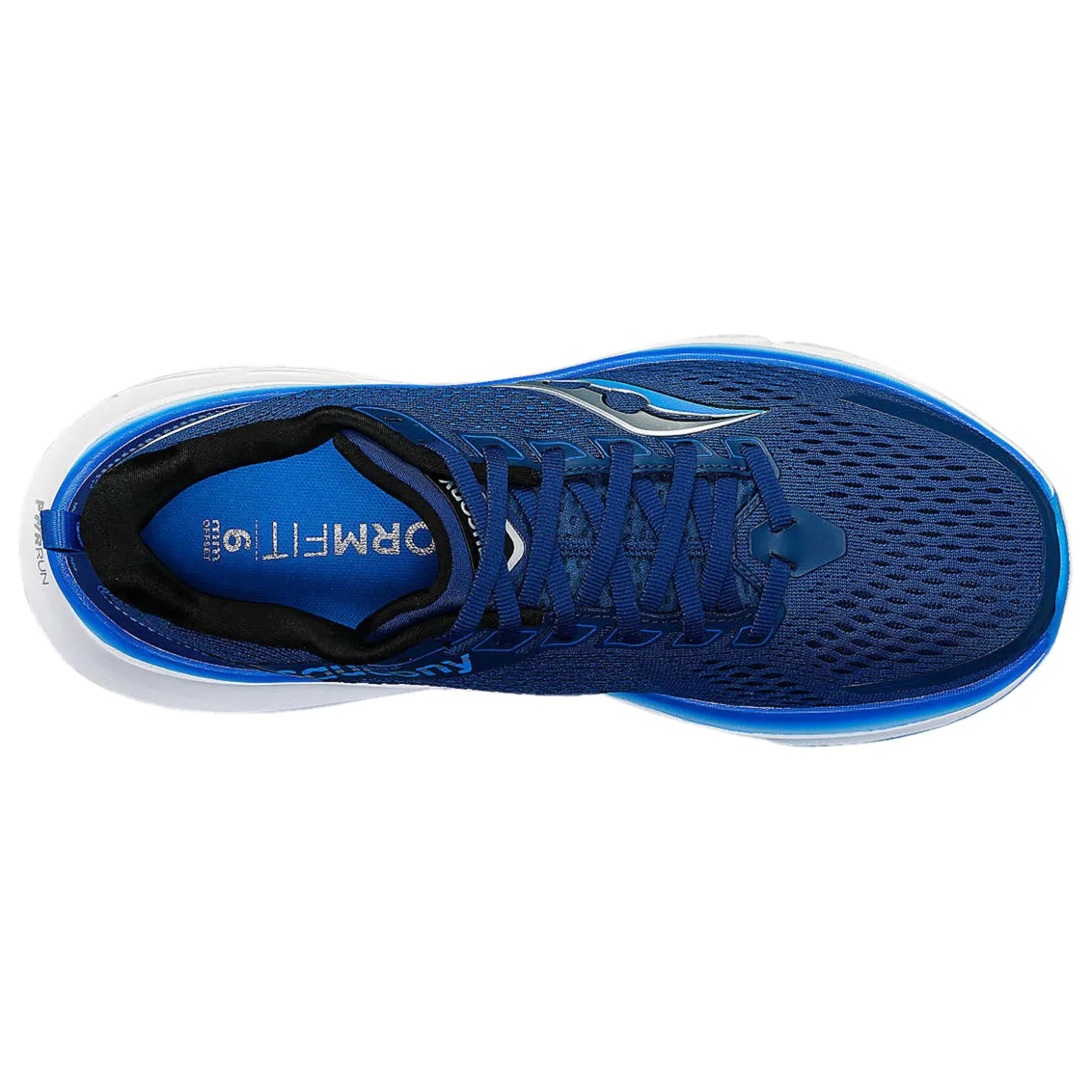 Running*Saucony Men's , Guide 17 Running Shoe - Wide Width Navy/Cobalt