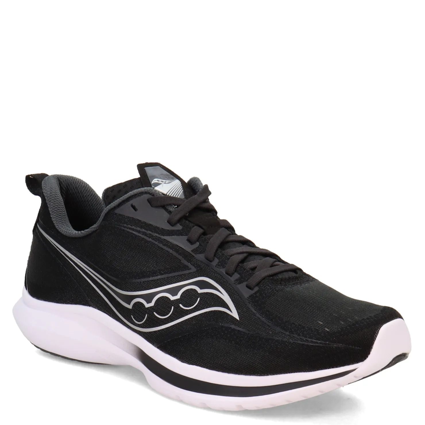 Sneakers & Athletics*Saucony Men's , Kinvara 13 Running Shoe - Wide Width Black/Silver