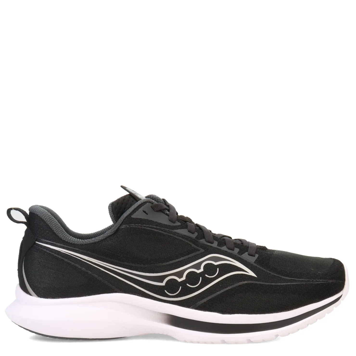 Sneakers & Athletics*Saucony Men's , Kinvara 13 Running Shoe - Wide Width Black/Silver