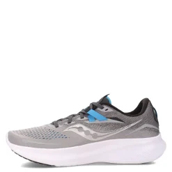 Running*Saucony Men's , Ride 15 Running Shoe - Wide Width Alloy