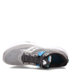 Running*Saucony Men's , Ride 15 Running Shoe - Wide Width Alloy