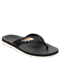 Flip Flops*Scott Hawaii Men's , Kaikane Sandal Black