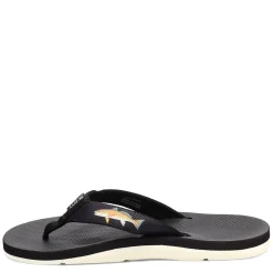 Flip Flops*Scott Hawaii Men's , Kaikane Sandal Black