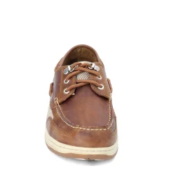 Boat Shoes*Sebago Men's , Clovehitch Boat Shoe Brown Cinnamon