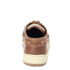 Boat Shoes*Sebago Men's , Clovehitch Boat Shoe Brown Cinnamon