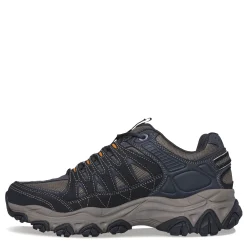 Trail & Hiking*Skechers Men's , After Burn M.Fit 2.0 Hiking Shoe - Extra Wide Width Charcoal/Gold