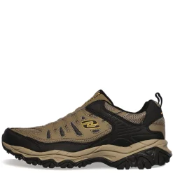 Walking*Skechers Men's , After Burn M. Fit Sneaker Pebble