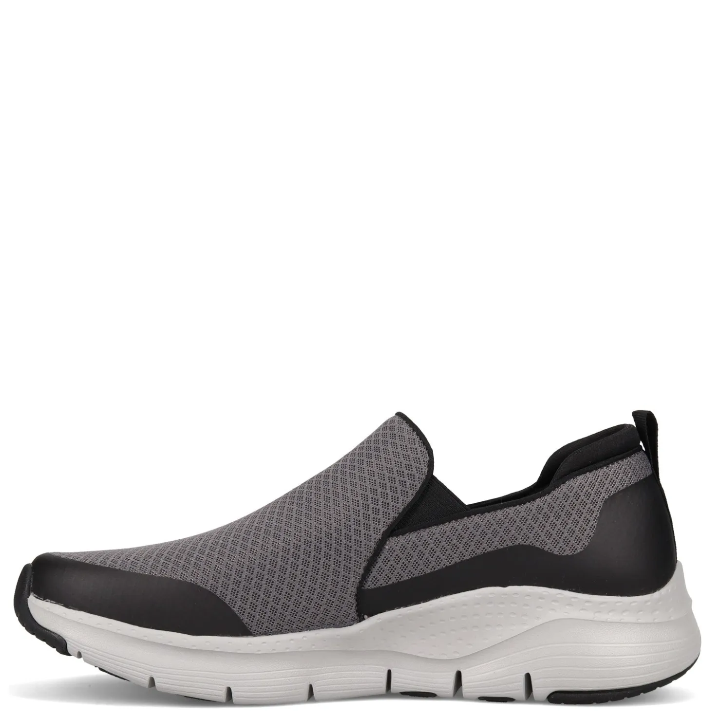 Slip-On Shoes*Skechers Men's , Arch Fit - Banlin Slip-On Sneaker Charcoal/Black