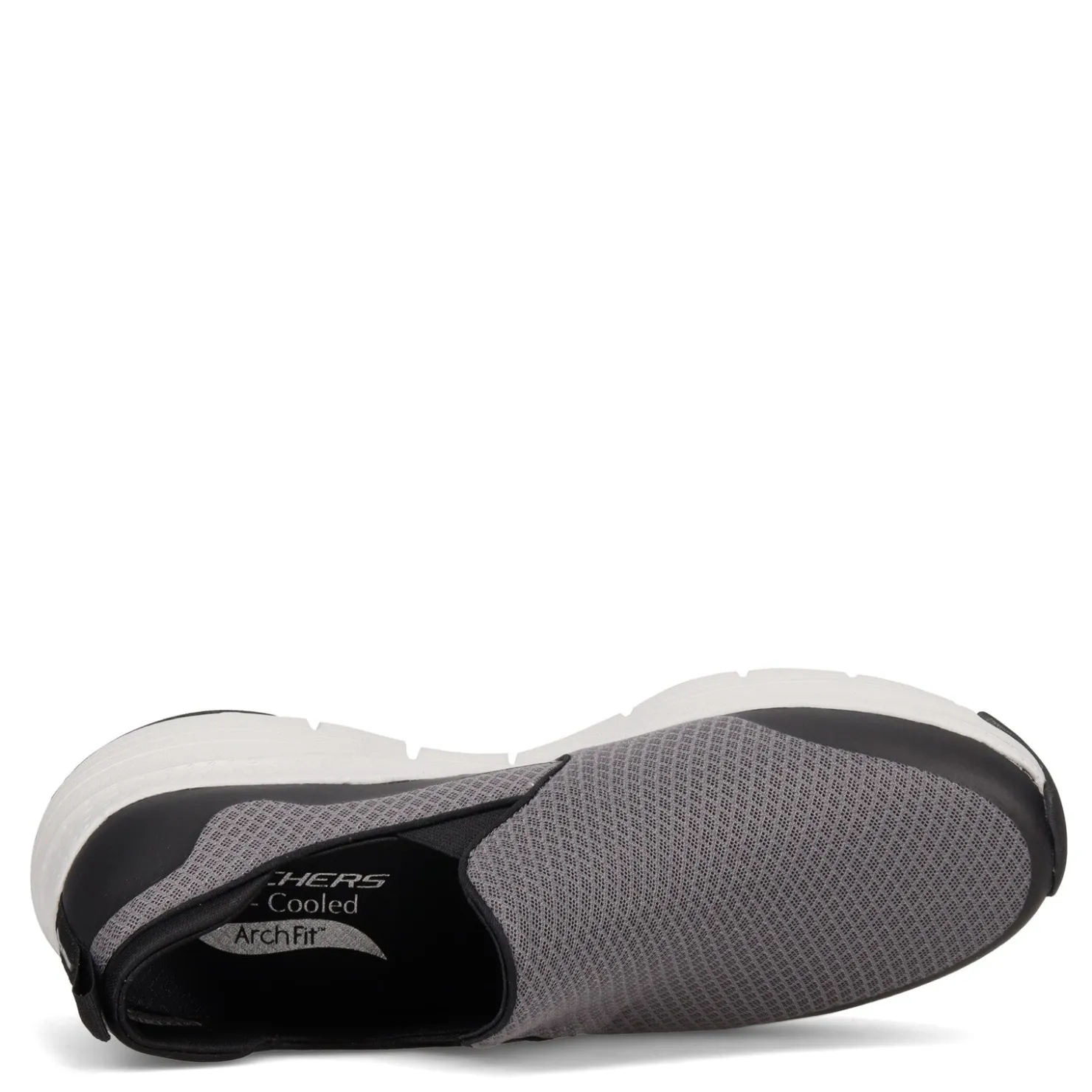 Slip-On Shoes*Skechers Men's , Arch Fit - Banlin Slip-On Sneaker Charcoal/Black
