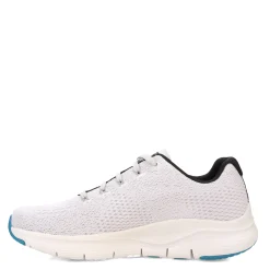Walking*Skechers Men's , Arch Fit – Takar Sneaker White/Blue