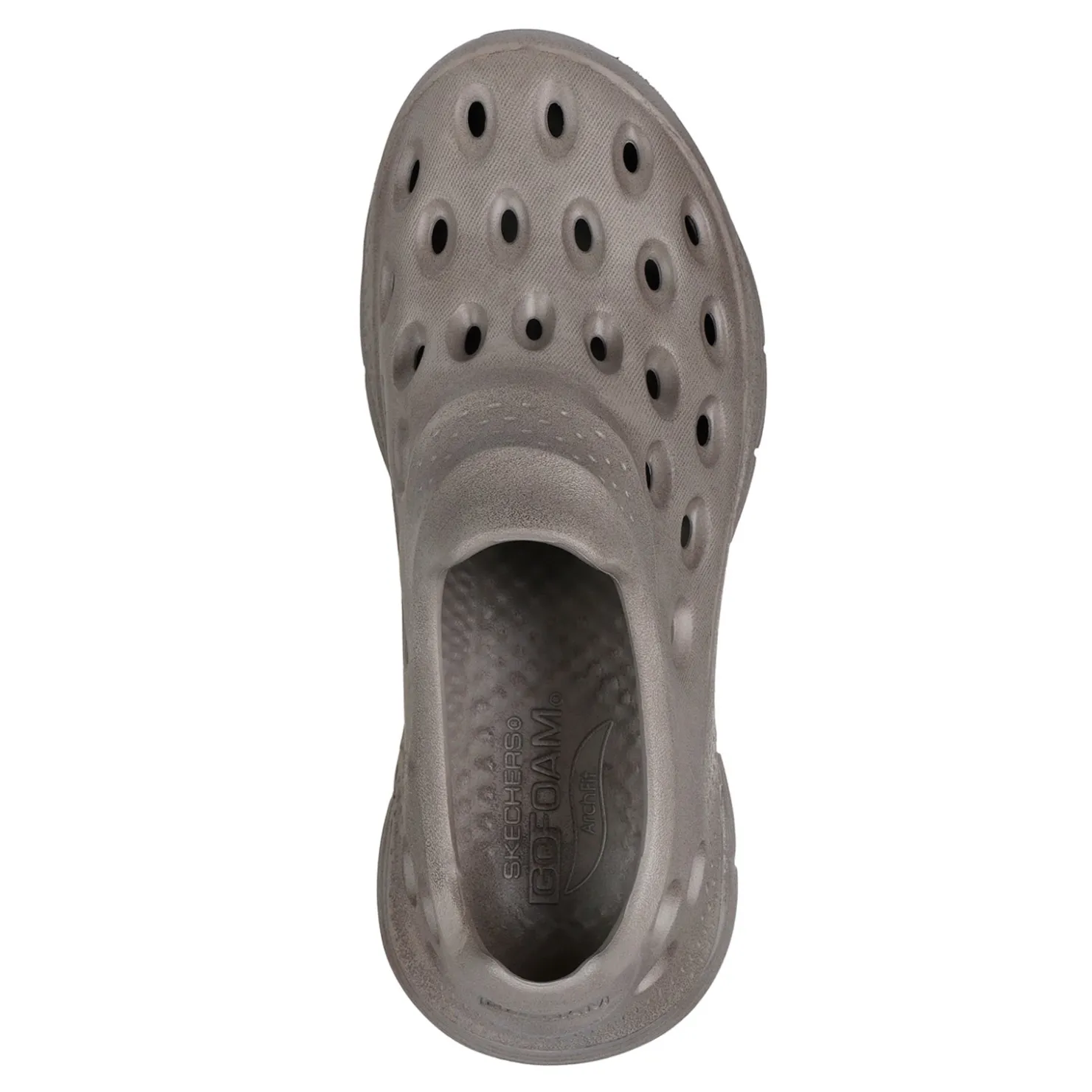 Clogs*Skechers Men's , Arch Fit Go Foam - Vintage Vibe Slip-On Dark Taupe