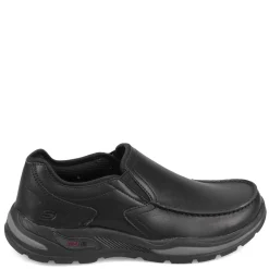 Loafers*Skechers Men's , Arch Fit Motley - Hust Slip-On - Wide Width Black