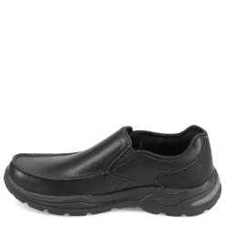 Walking*Skechers Men's , Arch Fit Motley - Hust Slip-On - Wide Width Black