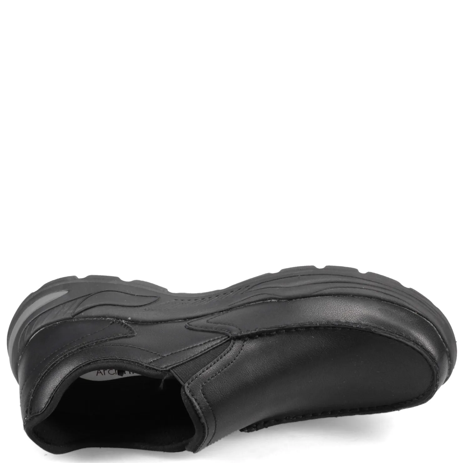 Walking*Skechers Men's , Arch Fit Motley - Hust Slip-On - Wide Width Black