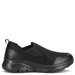 Slip-On Shoes*Skechers Work Men's Skechers, Arch Fit SR - Tineid Work Shoe Black