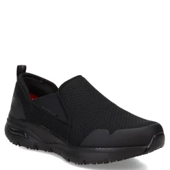 Sneakers & Athletics*Skechers Work Men's Skechers, Arch Fit SR - Tineid Work Shoe - Wide Width Black
